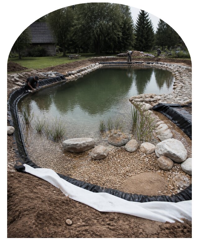 Строительство плавательного пруда под ключ в Ишимбае