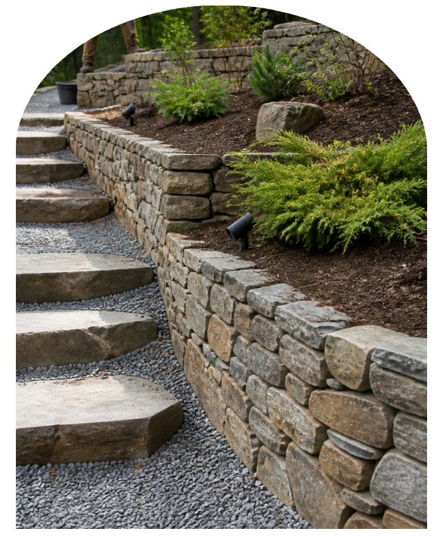 Подпорная стенка из камня в Ишимбае от 6592 р. | Метпроект-Шмб